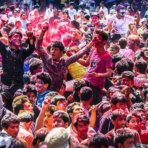 尼泊尔•洒红节摄影团