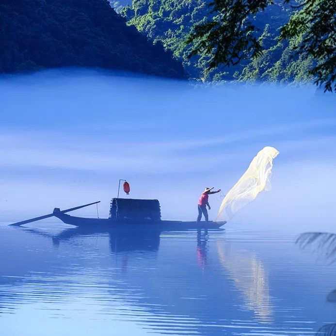 雾漫小东江摄影团