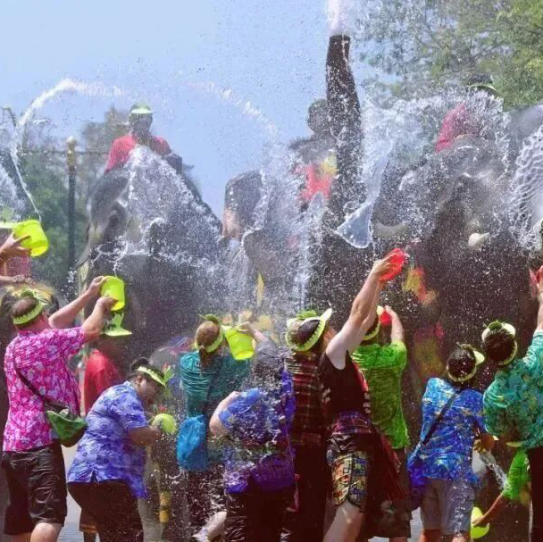 老挝泼水节摄影团